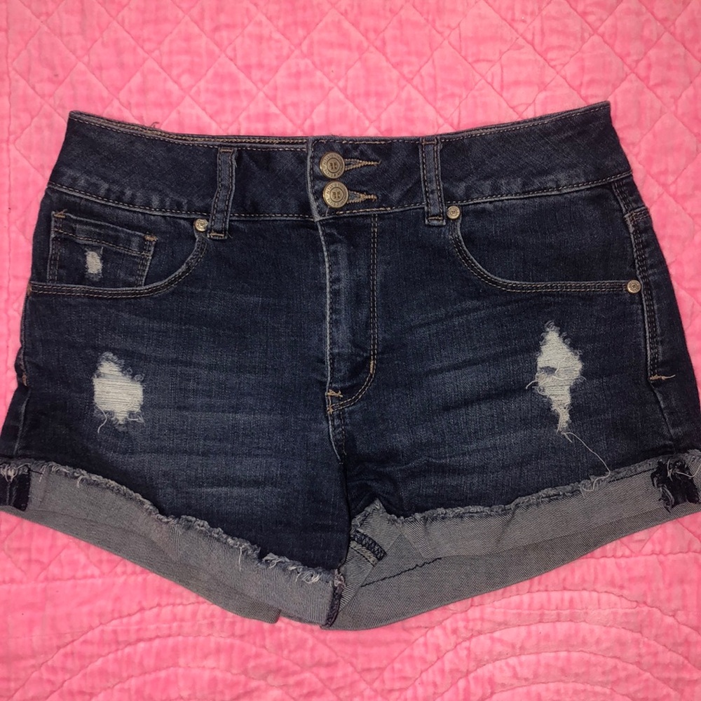 denim shorts